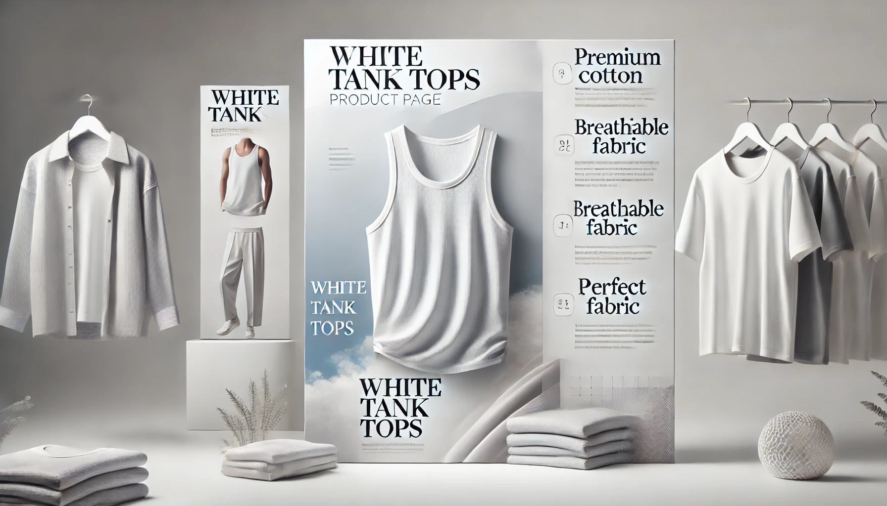 White tank tops compression tank top